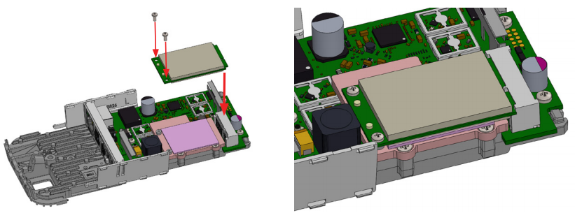 MikroTik R11e-LR2 Gateway card for LoRa technology in mini PCIe form